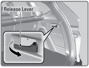CR-V Back Seat Release Lever Back