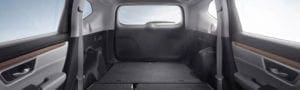 CR-V Interior Folded Down Back Seat