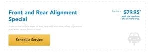 Front and Rear Alignment Special