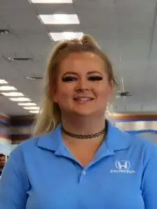 Brianna Berglof at Jay Wolfe Honda Service Department